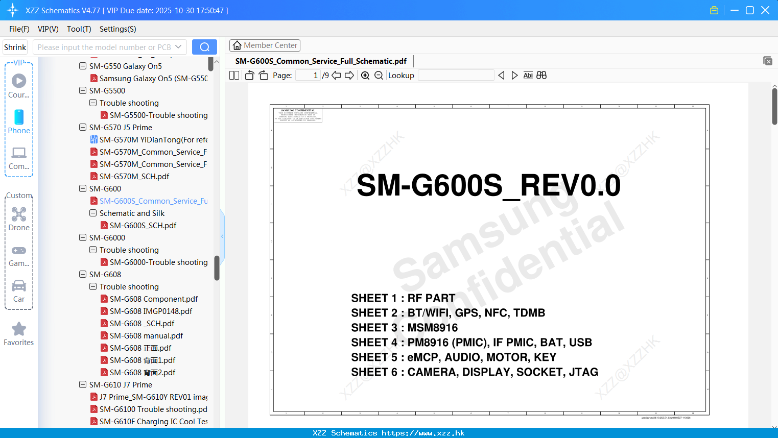 Samsung SM-G600S_Common_Service_Full_Schematic